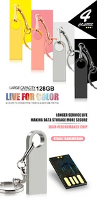 Silver Portable 8GB USB 2.0 Flash Drive - Disk Storage - Memory Stick - Picture 1 of 4