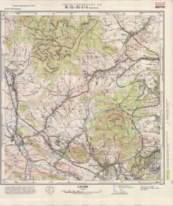 Mapa topográfico del Estado Mayor polaco de 1959 – BOGUSZOW 1:25 000 - Imagen 1 de 5