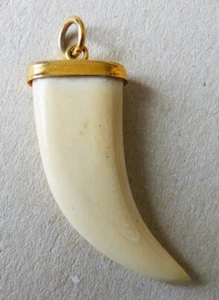 Pendentif breloque en en forme de griffe Bijou ancien - Imagen 1 de 3