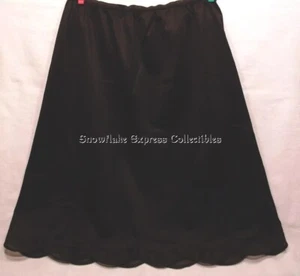Vintage 60's Vanity Fair Black Tricot All Nylon Pillow Tab Half Slip Sz Small - Picture 1 of 5