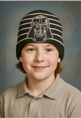 Star Wars Darth Vader Esquí Gorro Gorra Guante Conjunto Negro Talla Juvenil Foto 1 de 2