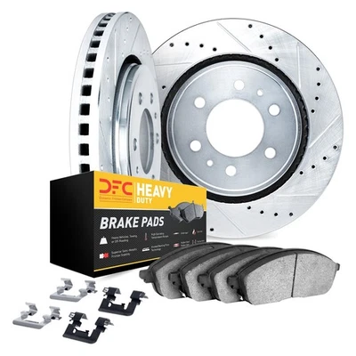 For AM General Hummer 96-01 Brake Kit DFC Drilled & Slotted Rear Brake Kit w Foto 1 de 3