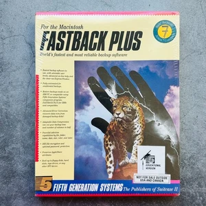 Apple Macintosh Fastback Plus Backup Software Vintage 5th Genertion SEALED - Picture 1 of 3