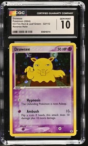 Pokemon CGC 10 Drowsee EX FIre Rojo y Hoja Verde 32/112 Rev Holo (2004) - Imagen 1 de 2