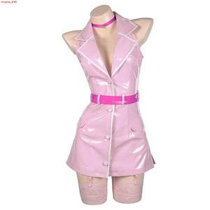 Anime DATE A LIVE Yatogami Tohka Pink PU Nurse Uniform Cosplay Costume Full Set - Picture 1 of 11
