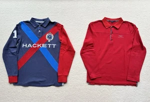 Two Boys Hackett And Aston Martin Polo Shirts Bundle Age 11-12 - Picture 1 of 13
