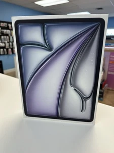 iPad Air M2 Chip 128 GB Silver With Apple Care Warranty - Picture 1 of 3