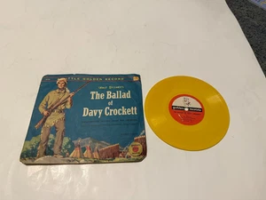 Walt Disney's La ballata di Davy Crockett Little Golden Record D197 78 giri anni '50 - Foto 1 di 1