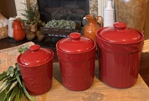 (3) Sorrento Debby Segura Designs Signature Housewares Storage Containers - Picture 1 of 4