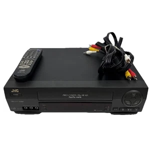 Reproductor VHS JVC VCR HR-A56U Grabadora Pro-cision 19u 4 cabezales con control remoto probado - Imagen 1 de 11
