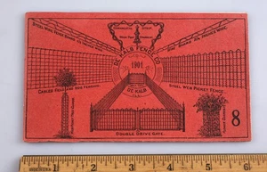 Rara recinzione De Kalb Co. 1901 vintage Catalogo Illinois - Foto 1 di 7
