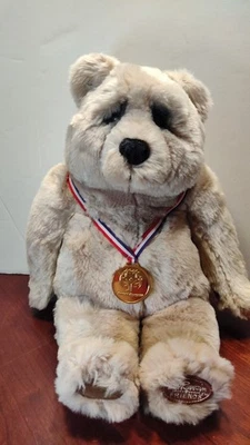 Peluche de oso Lou Rankin Dakin 2001 Olimpiadas Especiales Foto 1 de 4