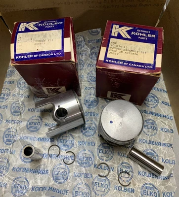 Kohler K340 2-RS 60mm Piston Set of 2-OEM ELKO 4007413 - RUPP MERCURY - Imagem 1 de 4