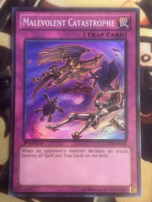 Yugioh: Malevolent Catastrophe - LCYW-EN148 - Super Rare - 1st Edition - MP - Image 1 of 4