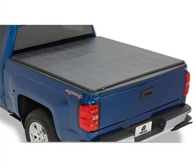 Bestop Tonneau Cover EZ Fold Blk Soft Vinyl Blk Alum. Frame GM Short Bed 1615201 Foto 1 de 2