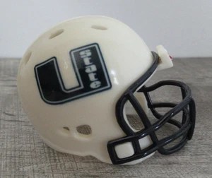 Utah State Aggies Custom Riddell Pocket Pro Football Helmet Revolution NCAA - Picture 1 of 5