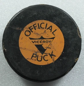 Vintage 70s Viceroy Official Hockey Puck - Bild 1 von 4