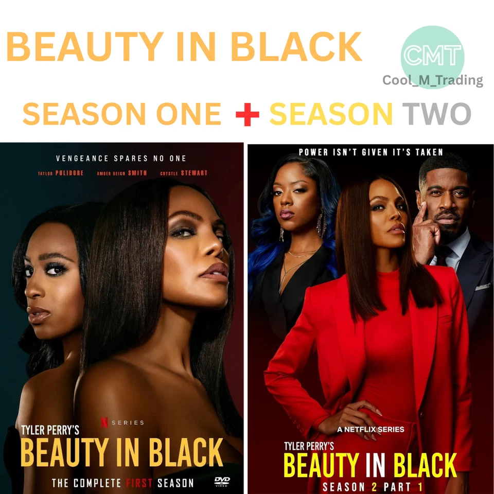 Beauty in Black Season 1 & 2 (2024) TV Series Drama FULL HD DVD Region Free - Image 1 of 1