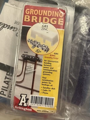 Arlington GB5 Zinc - Intersystem Grounding Bridge - Termination Points - Image 1 of 3