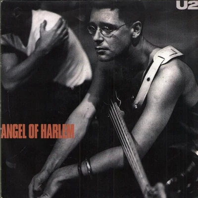U2 Angel of Harlem 7" vinyl UK Island 1988 Paper label design 7" in pic sleeve - Bild 1 von 3