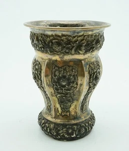 Silberner Prunkbescher Wien 1833 Meisterlich Ziseliert u Getr. 13 Lot - Bild 1 von 6