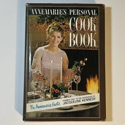 1968 Signed 1st,ANNEMARIE'S PERSONAL COOKBOOK,Jackie Kennedy Chef,Jacqueline,JFK - Image 1 of 4