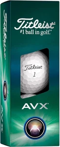 Titleist AVX Golf Balls White 3pk 1 Sleeve - Picture 1 of 5