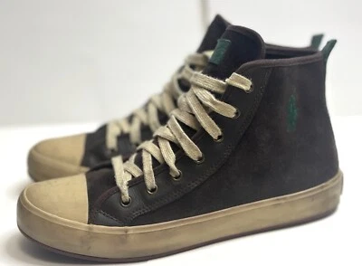 Zapatillas altas Polo de terciopelo marrón para niño talla 5,5 Foto 1 de 4