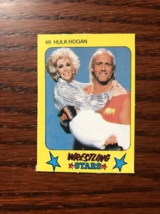 Hulk Hogan 1986 Monty Gum Super Wrestling Stars #49 Joan Rivers Nice Card! - Picture 1 of 2