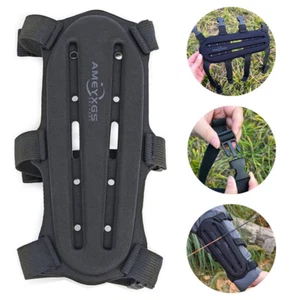 Archery Arm Guards Protective Gear Eva Foams Adjustable Hunting Target Shooting - Picture 1 of 20