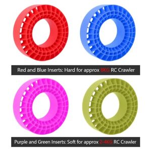 4PCS Silicone Rubber Tire Inserts Foam Fit 108MM 1.9" Tires For 1/10 RC Crawler