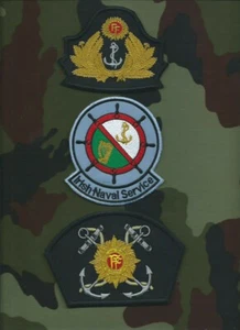 Irish Naval Service Embroidered Patch Badge Defence Forces Military Insignia  - Picture 1 of 4