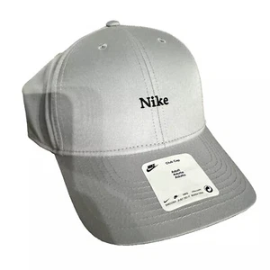 Nike Dri Fit Club Cap grau weiß Swoosh Mütze Unisex M/L Erwachsene HF5051 077 NEU - Bild 1 von 2