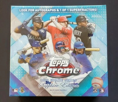 2020 Topps Chrome Update Sapphire Edition Hobby Box - Online Exclusive - Image 1 of 4