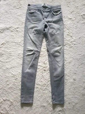 Mango Women's Jeans UK 12 Grey Cotton with Elastane Jeggings Skinny - Image 1 of 4