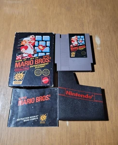 Super Mario Bros - Nintendo NES *CIB / Tested / 5 Screw / Can Version* - Picture 1 of 12