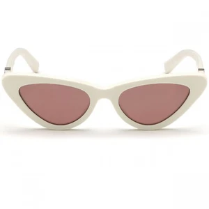 Just Cavalli JC907S 21Y Ivory Cat Eye Plastic Sunglasses Frame 51-18-140 - Picture 1 of 3