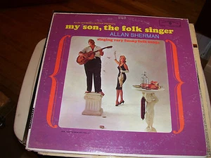 ALLAN SHERMAN-MY SON,THE FOLK SINGER-LP-NM-STEVE ALLEN SIGNED LETTER ON BACK - Picture 1 of 2