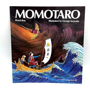Momotaro Peach Boy Paperback Illustrated By George Suyeoka - Foto 1 di 9