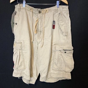 Abercrombie & Fitch Cargo Shorts Size 34 distressed paratooper skater grunge - Picture 1 of 16