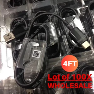 100-Pack Type C to USB-A Fast Charge Cable Cord Charging Quick Charger Bulk Lot - Picture 1 of 11