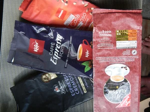 15 Stück Kaffeetüten leer verschiedene Basteln Upcycling Nähen Taschen  - Bild 1 von 3