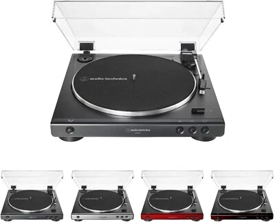 Audio Technica AT-LP60X Fully Automatic Belt Drive Stereo Turntable, Black - Image 1 of 4
