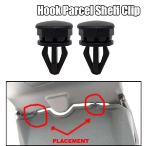 2PCS Hook Parcel Shelf Clip For Nissan Juke F15 Bootlid Fastener Rear Button - Picture 1 of 3