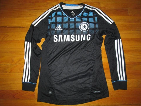 CHELSEA FC 2011 2012 Away Football Shirt Soccer Jersey Adidas Climacool Small Cover