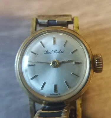 Paul Buhre Swiss Women's Watch Waterproof Incabloc For Parts Or Repair  - Image 1 of 4