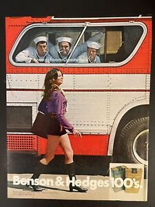 Benson & Hedges 1972 Life Print Add 13x11 Women Sailors Bus