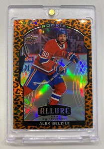 Alex Belzile /RW Canadiens RC | 2020-21 UD NHL Leopard & Base Allure Rookie Card