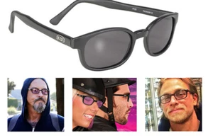 KDs Biker Style Sunglasses Genuine HARLEY Retro Sons Anarchy Black Yellow Clear - Picture 1 of 27