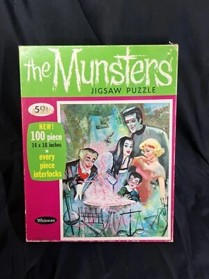 Rompecabezas completo de 100 piezas Whitman The Monsters 1965 de colección  Foto 1 de 4